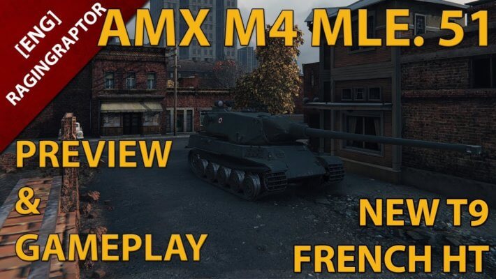 Amx M4 Mle 51 Ragingraptor Hokx World Of Tanks Wot Reviews Bonus Codes